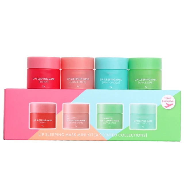 LANEIGE 4pcs Lip Blam Repair Mini Set New Korean Lip Sleeping Mask