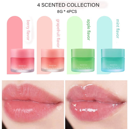 LANEIGE 4pcs Lip Blam Repair Mini Set New Korean Lip Sleeping Mask